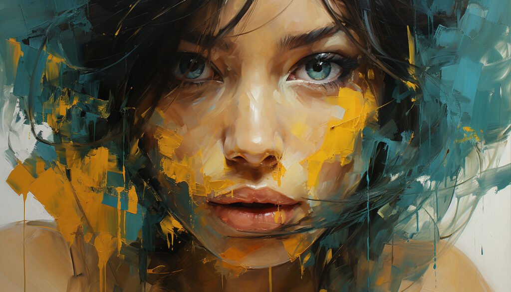 Girl-in-yellow-midjourney-generated