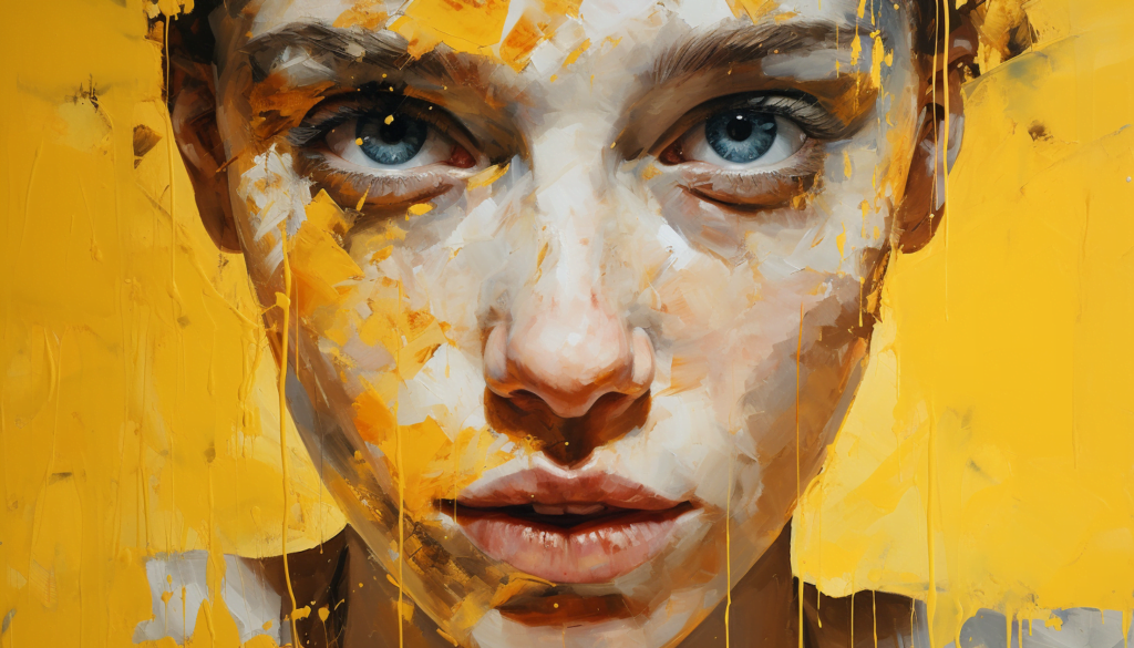 Gamboge_Yellow_portrait_painting