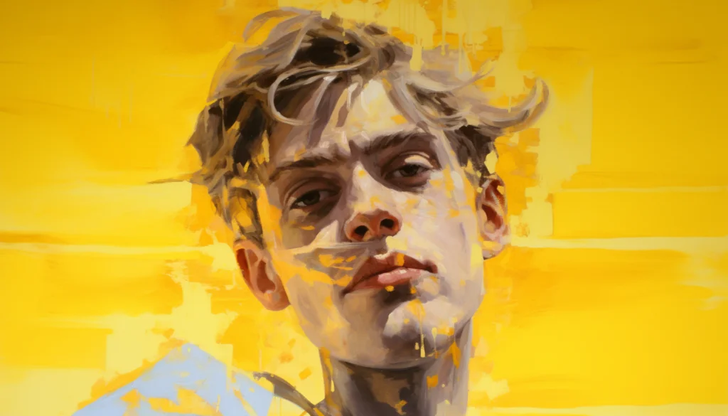 Gamboge_Yellow_portrait_painting